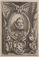 KG 10612
<br/>
Portret van Cosimo II de Medici
<br/>
<em>Callot, Jacques (1592 - 1635)</em>